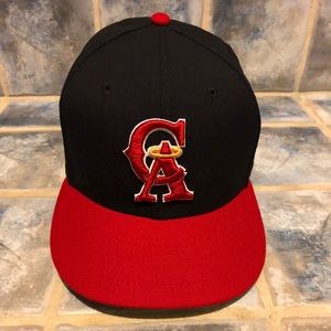 California Angels new era fitted hat size 7